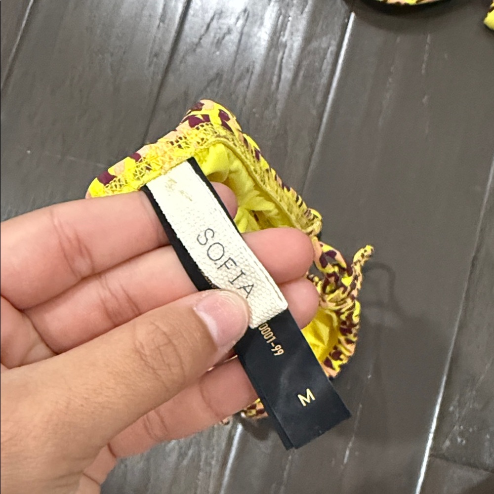 Yellow Leopard Print Bikini Set - image 2